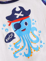 Octopus Graphic Tank and Shorts Set