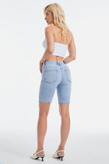 BAYEAS Mid Rise Stretch Denim Shorts