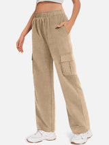 Pocketed High Waist Pants