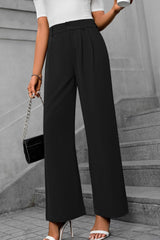 Pocketed High Waist Pants