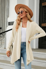 Open Front Long Sleeve Cardigan