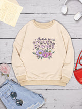 THERE IS POWER PRAYER Round Neck Sweatshirt