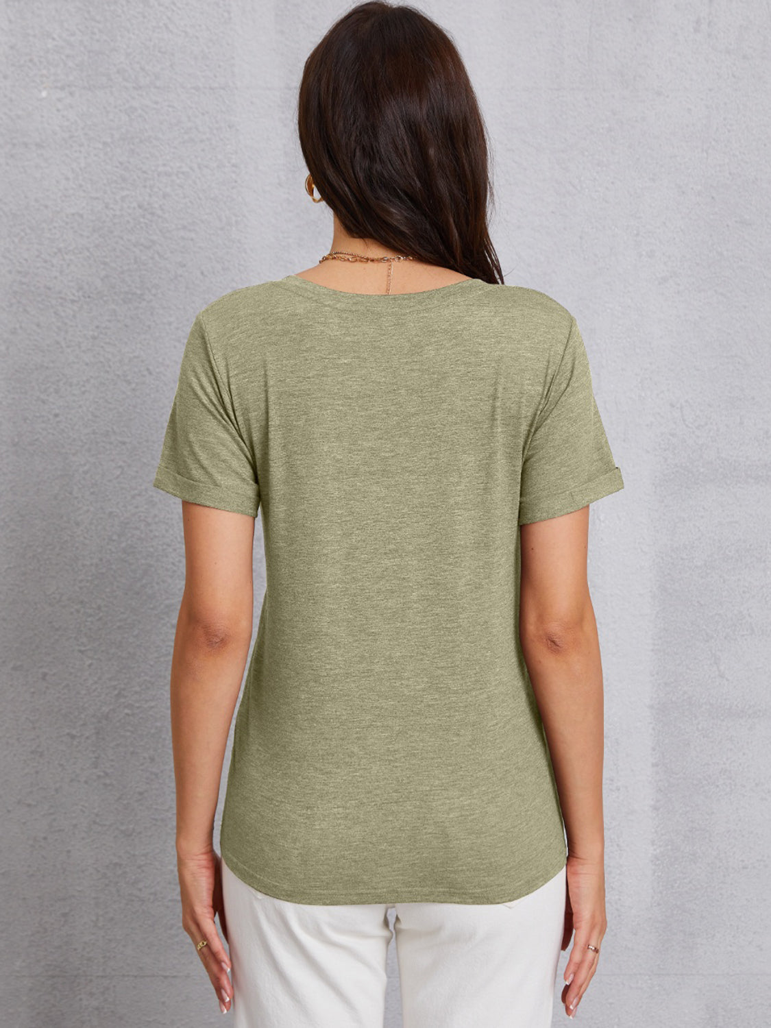 COFFEE BEANS V-Neck Short Sleeve T-Shirt