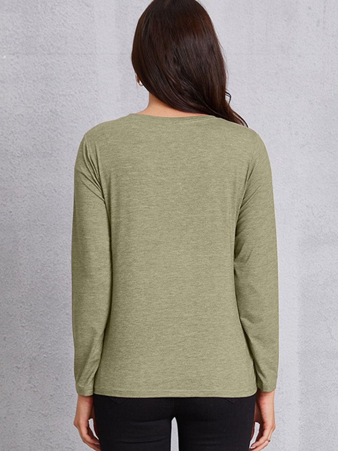 AMAZING GRACE Round Neck Long Sleeve T-Shirt