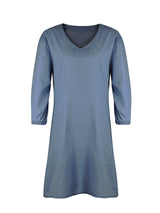 Full Size V-Neck Half Sleeve Dress