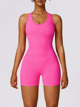 Racerback Cutout Active Romper