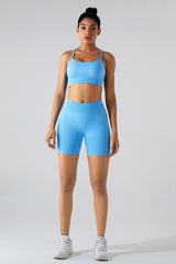 Crisscross Spaghetti Strap Active Cami