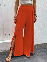 Slit Wide Leg Pants