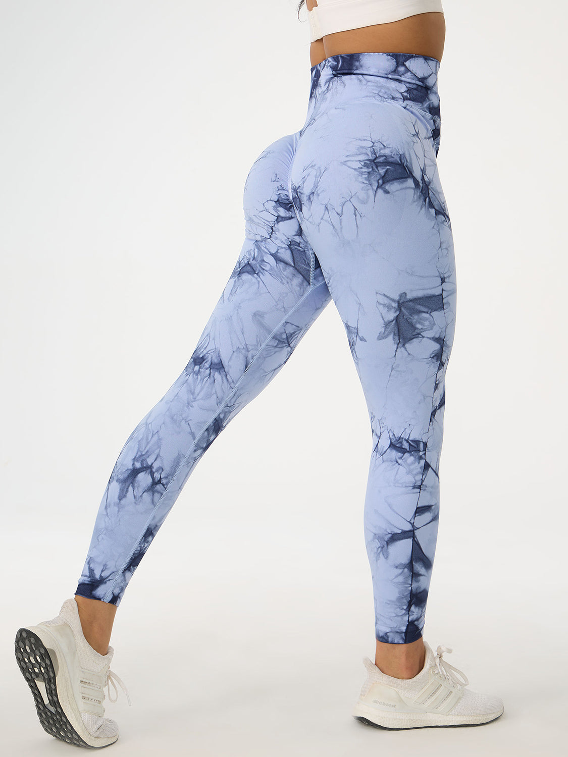 Printed High Waist Active Pants