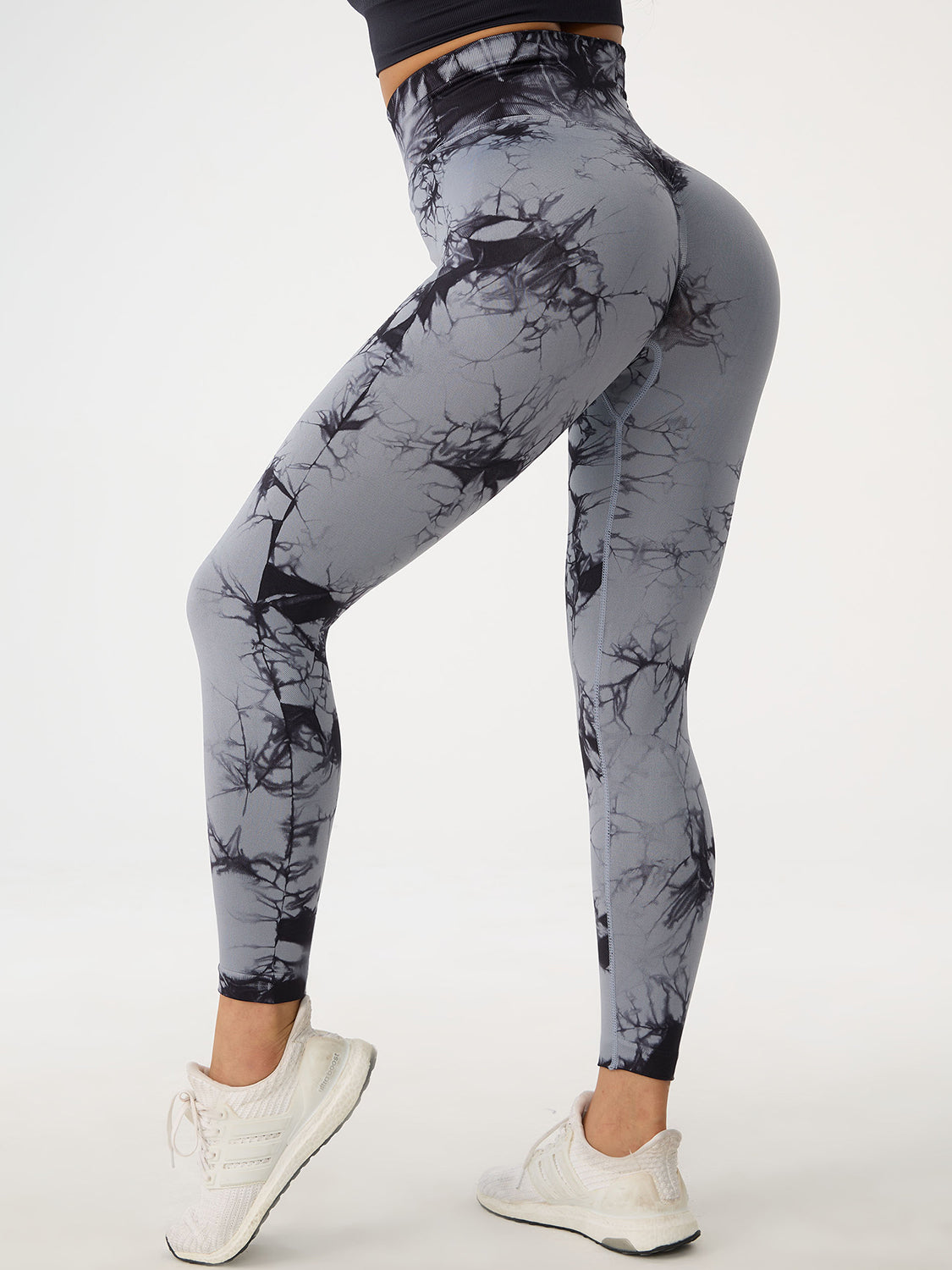 Printed High Waist Active Pants