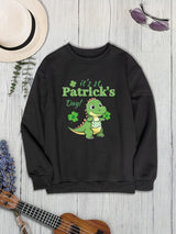 IT'S ST. PATRICK'S DAY Graphic Round Neck Sweatshirt